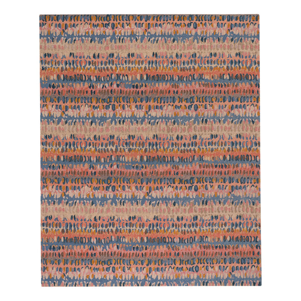 dash albert paint chip da1832 coral hand hooked wool rug