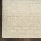 nourison pure grids pgr01 ivory beige rug