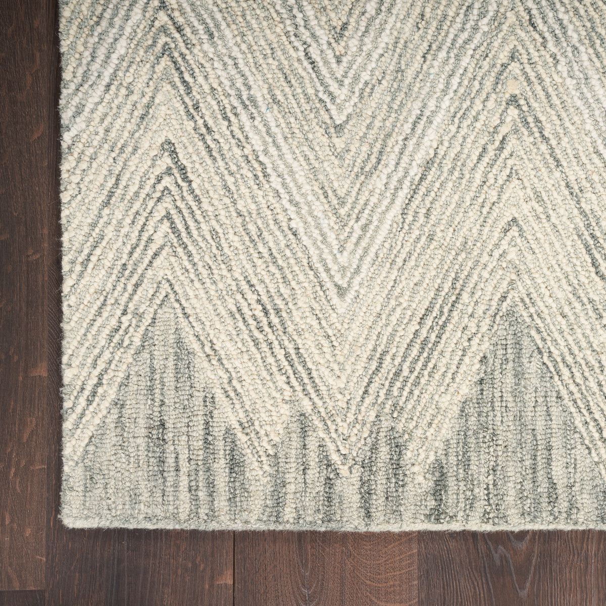 nourison interlock itl04 teal rug