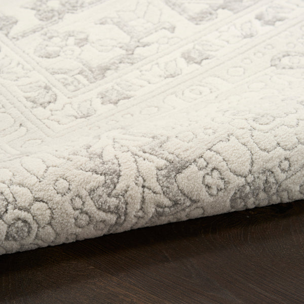 nourison grace gce02 grey rug