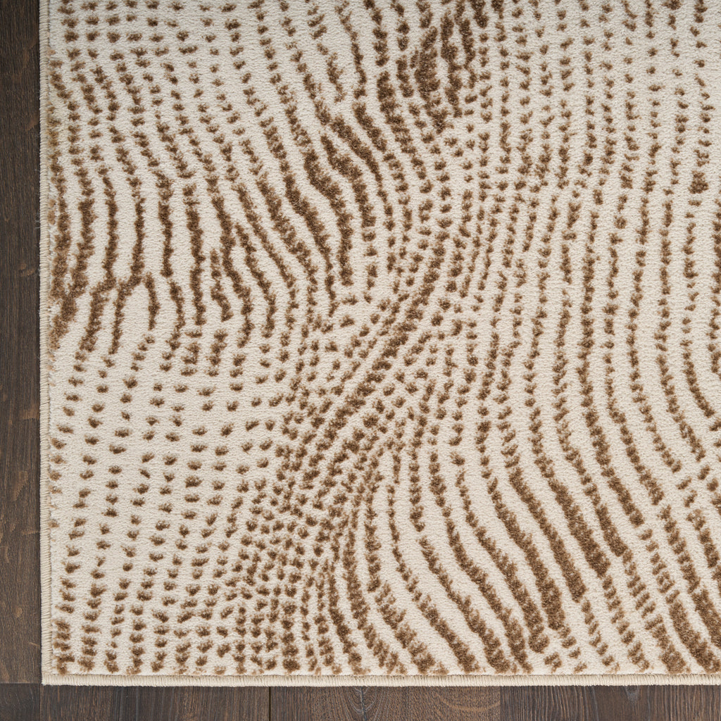 nourison central park west cep01 beige brown rug