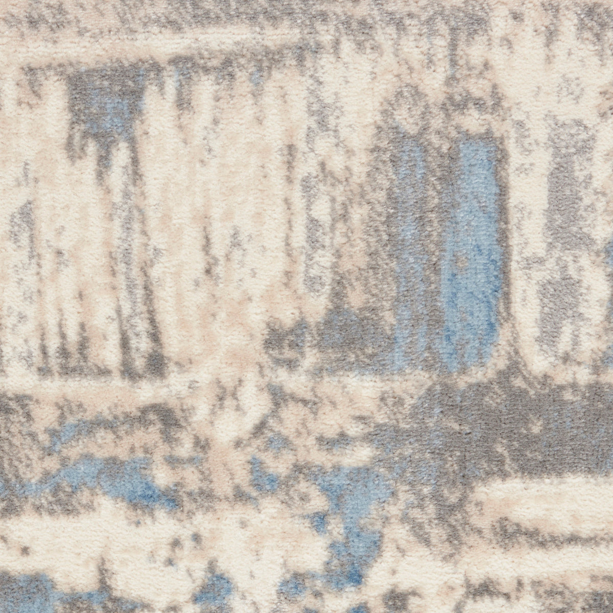 nourison solace sla07 ivory grey blue rug