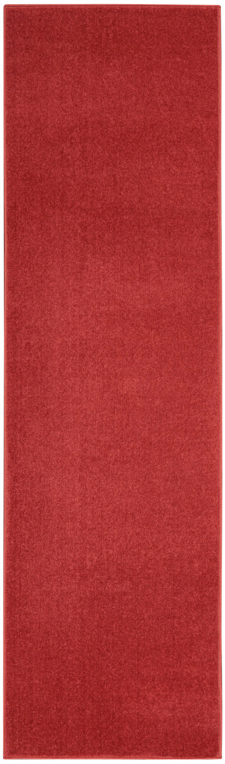 nourison nourison essentials nre01 brick red rug