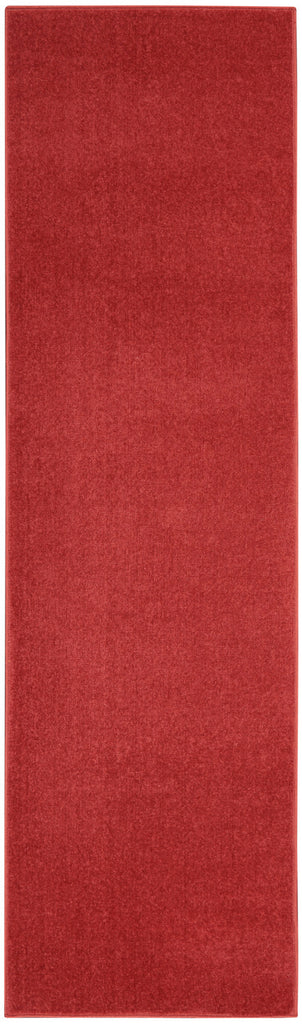 nourison nourison essentials nre01 brick red rug