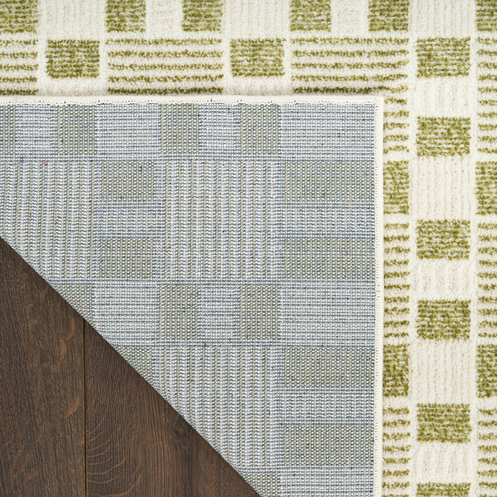 nourison nordic nrc13 green rug