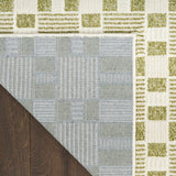nourison nordic nrc13 green rug