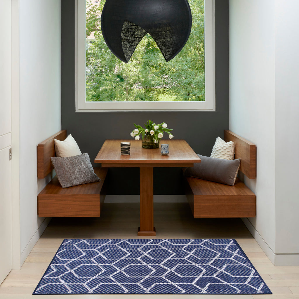 nourison horizon indoor outdoor hoz01 navy rug
