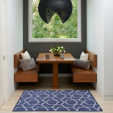 nourison horizon indoor outdoor hoz01 navy rug