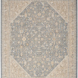 nourison retreat ret03 ivory blue rug