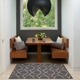 nourison horizon indoor outdoor hoz01 charcoal rug