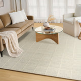 nourison pure framework fra01 ivory rug