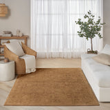 nourison pure shades sad01 latte rug