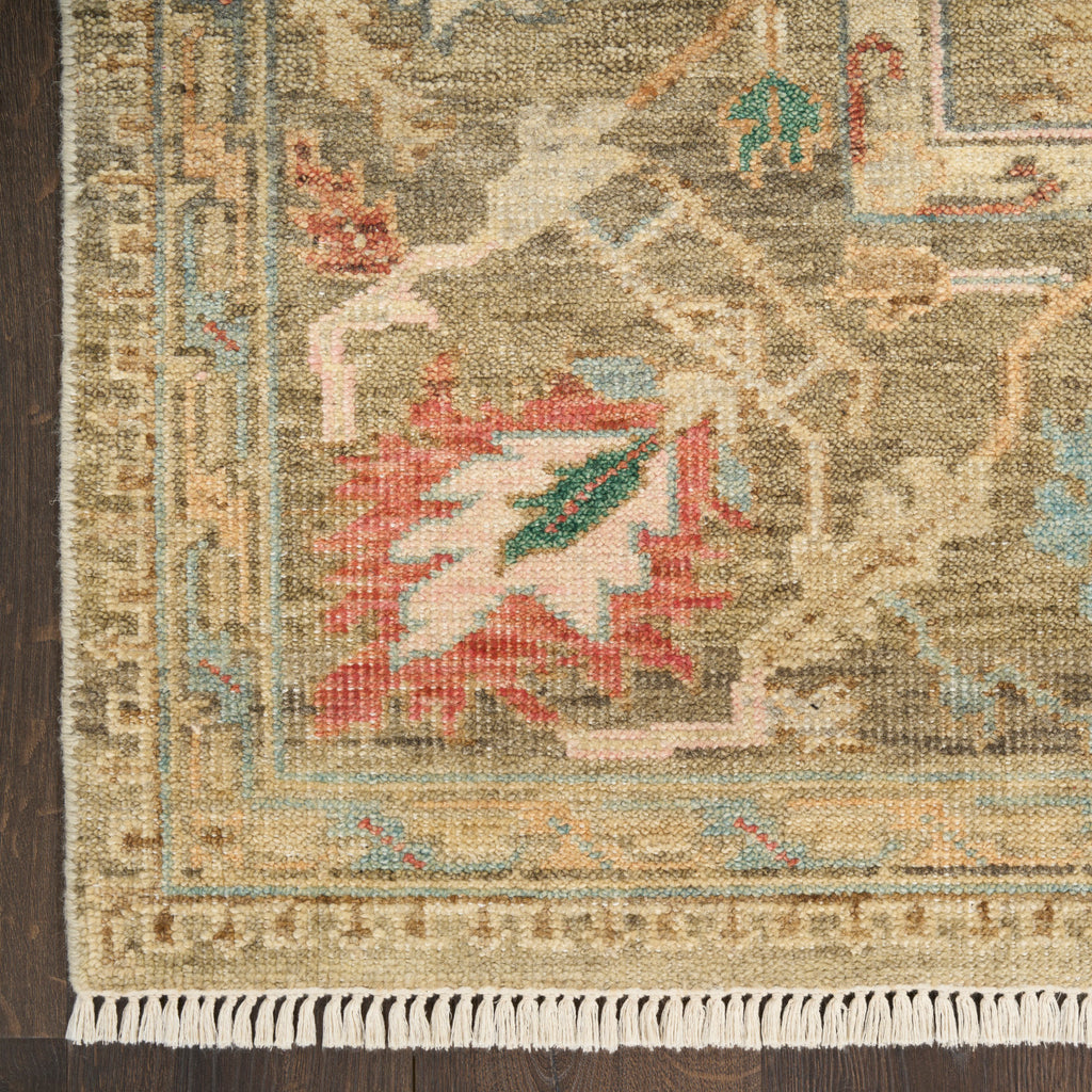 nourison heritage vine htv05 charcoal rug