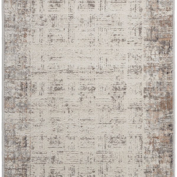 nourison elation etn05 ivory grey rug