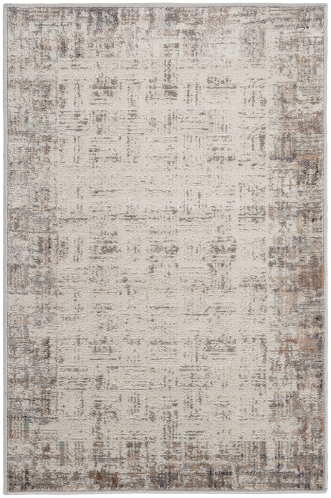 nourison elation etn05 ivory grey rug