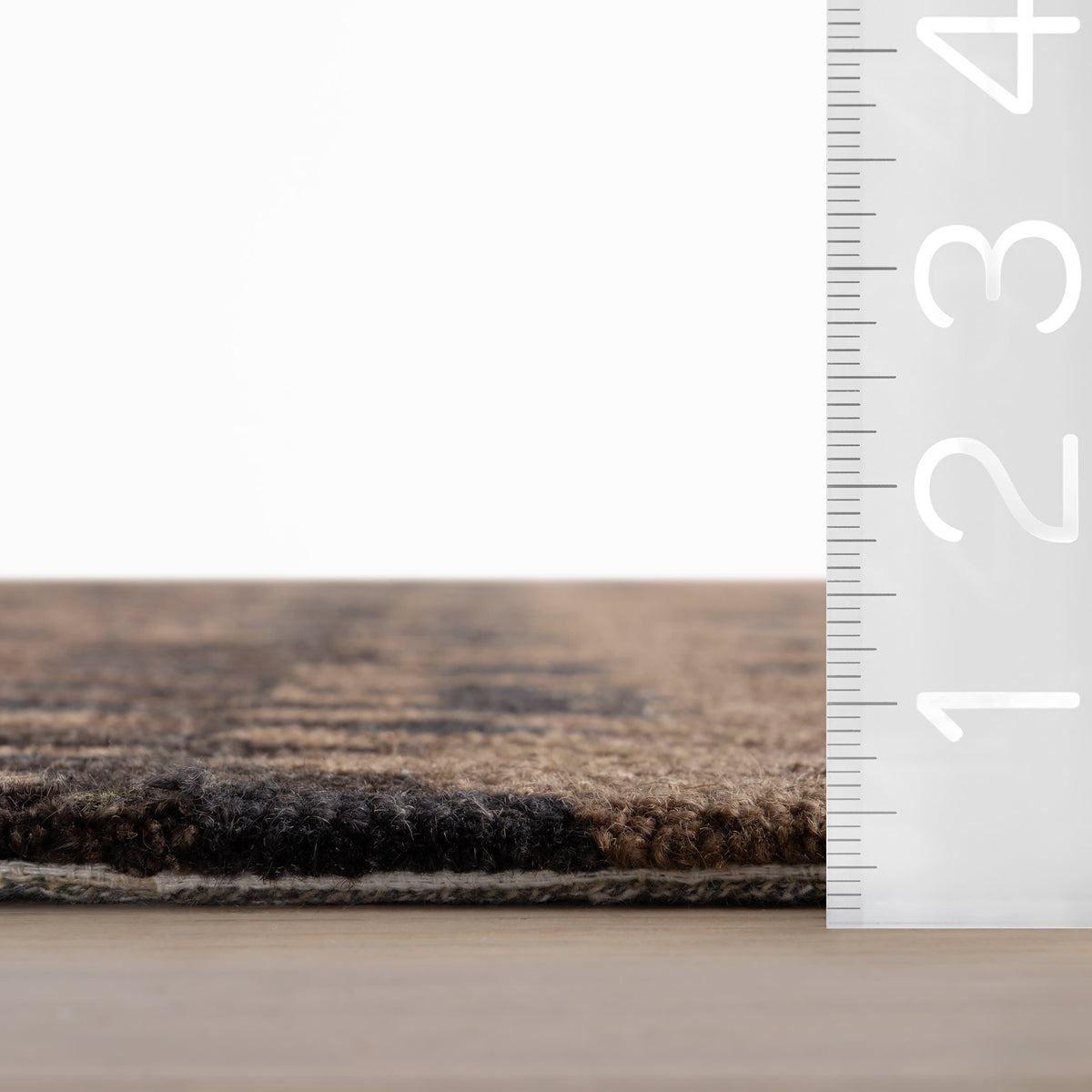 dash albert paint chip da2444 bark hand hooked wool rug