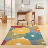 nourison aloha alh29 multicolor rug