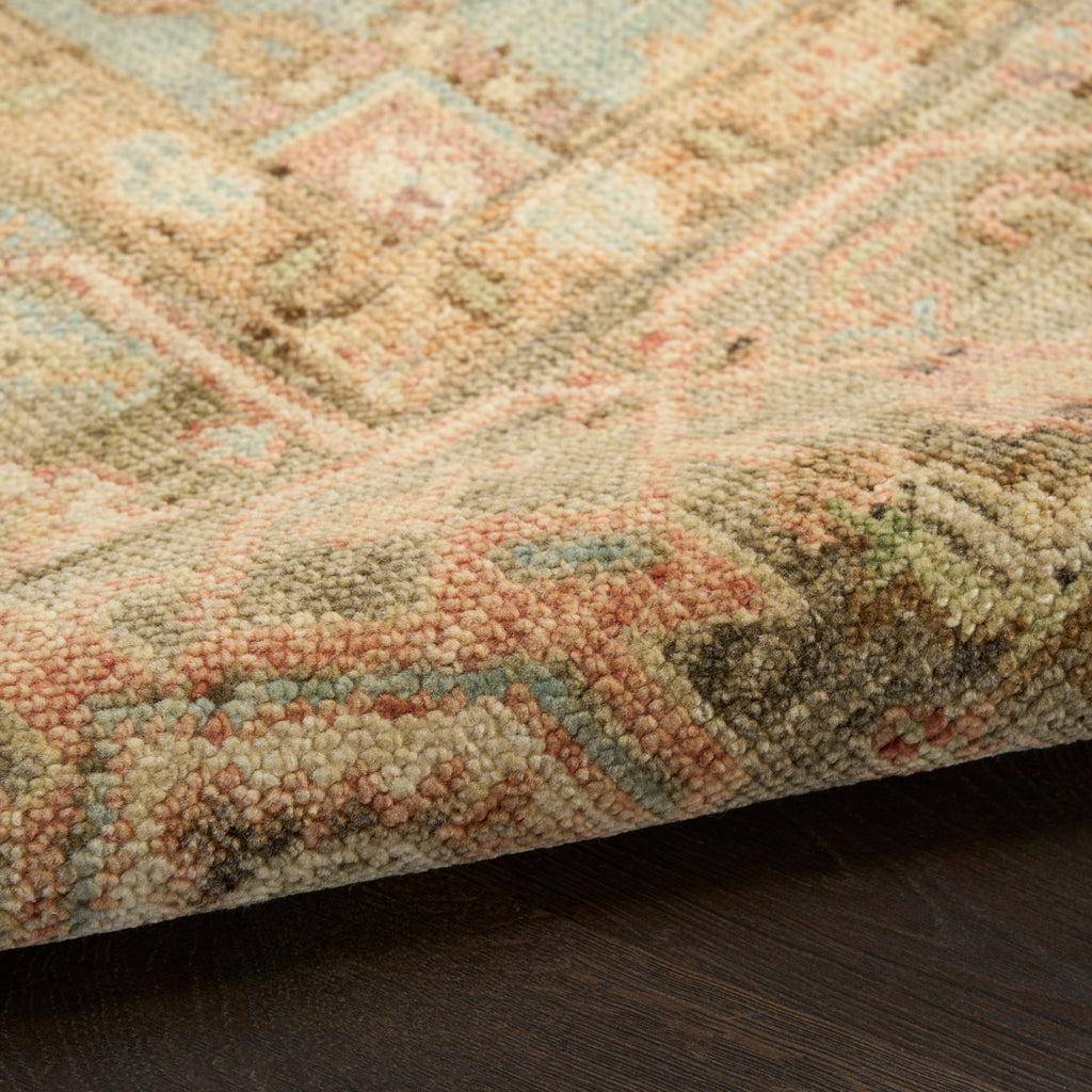 nourison heritage vine htv06 rust rug
