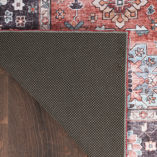 nourison fulton ful12 brick rug