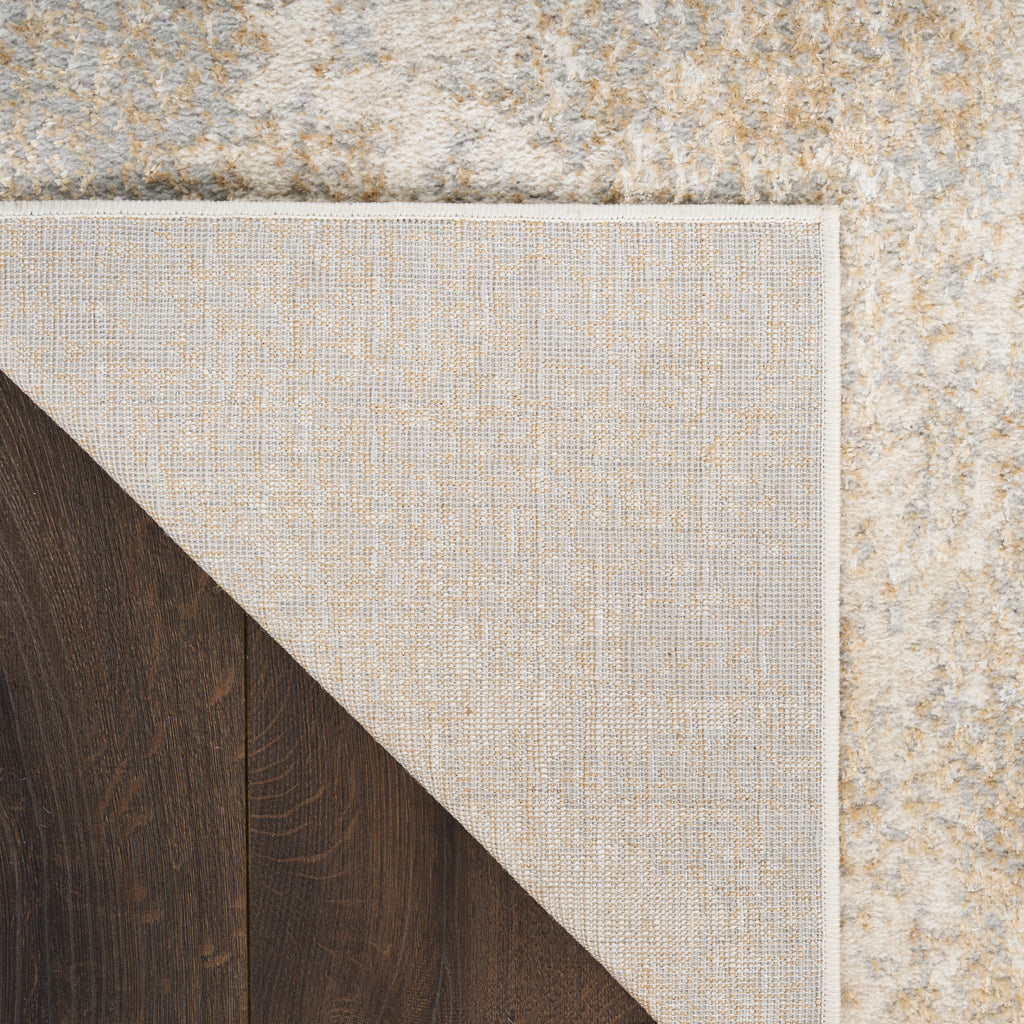 nourison ambiance ami03 ivory silver rug