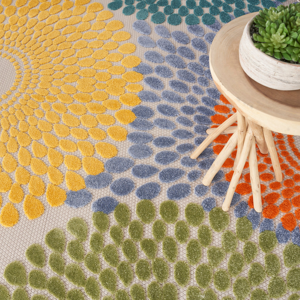 nourison aloha alh29 multicolor rug
