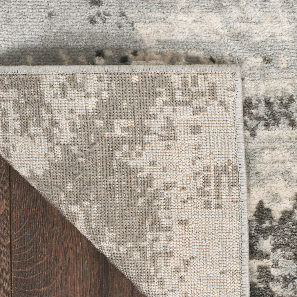 nourison serenity home srh06 ivory grey rug