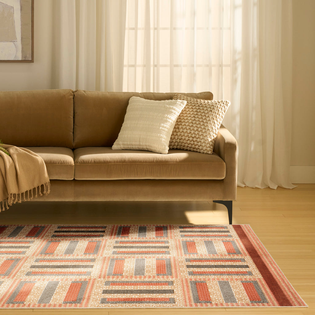 nourison nordic nrc11 multicolor rug