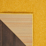 nourison nourison essentials nre01 yellow rug