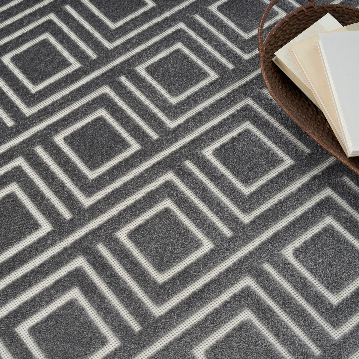 nourison care free caf03 grey rug