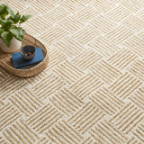 dash albert layers da2213 ochre hand hooked wool rug