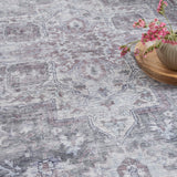 nourison new concept washables sr101 ivory grey rug