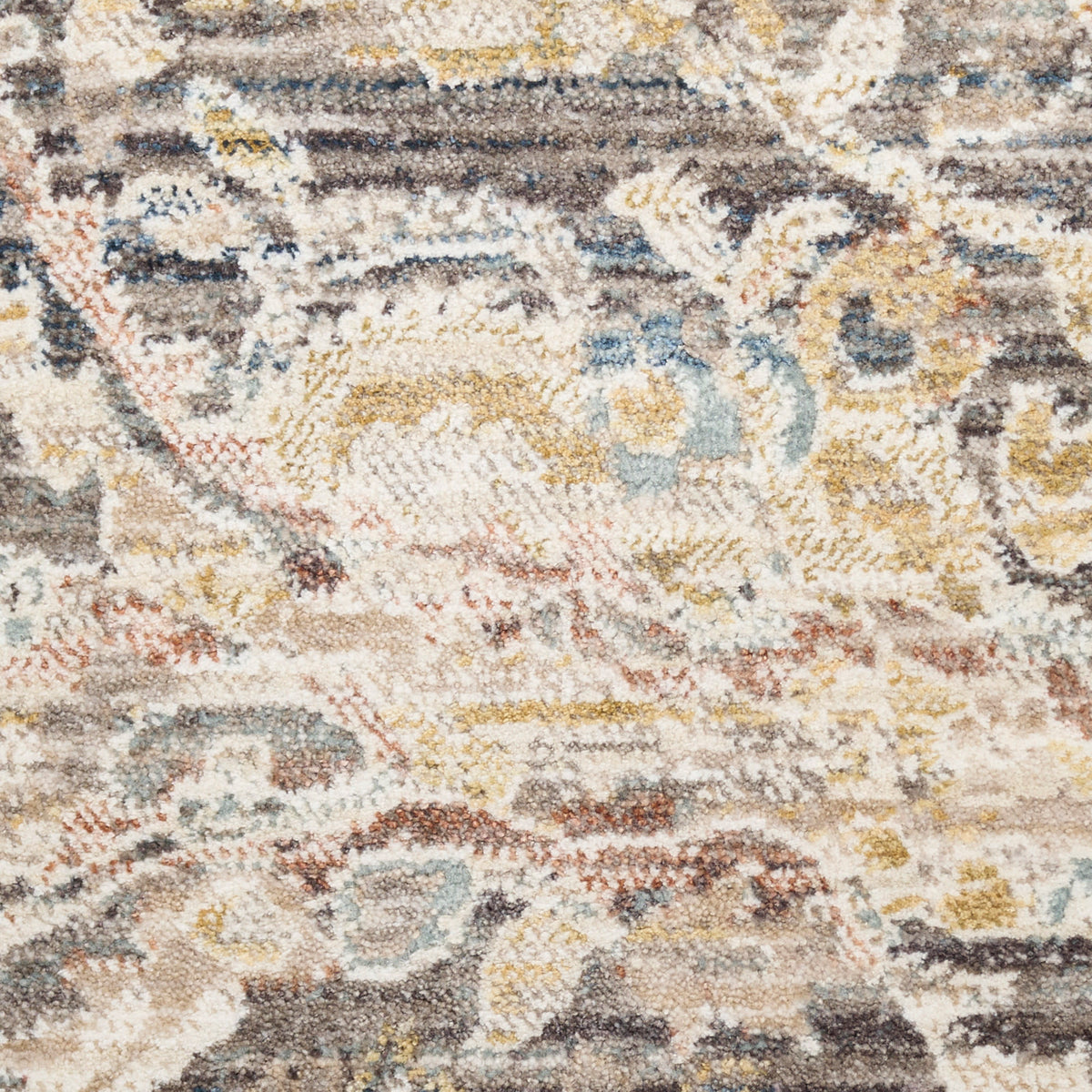 nourison antique fusion anf03 charcoal multicolor rug