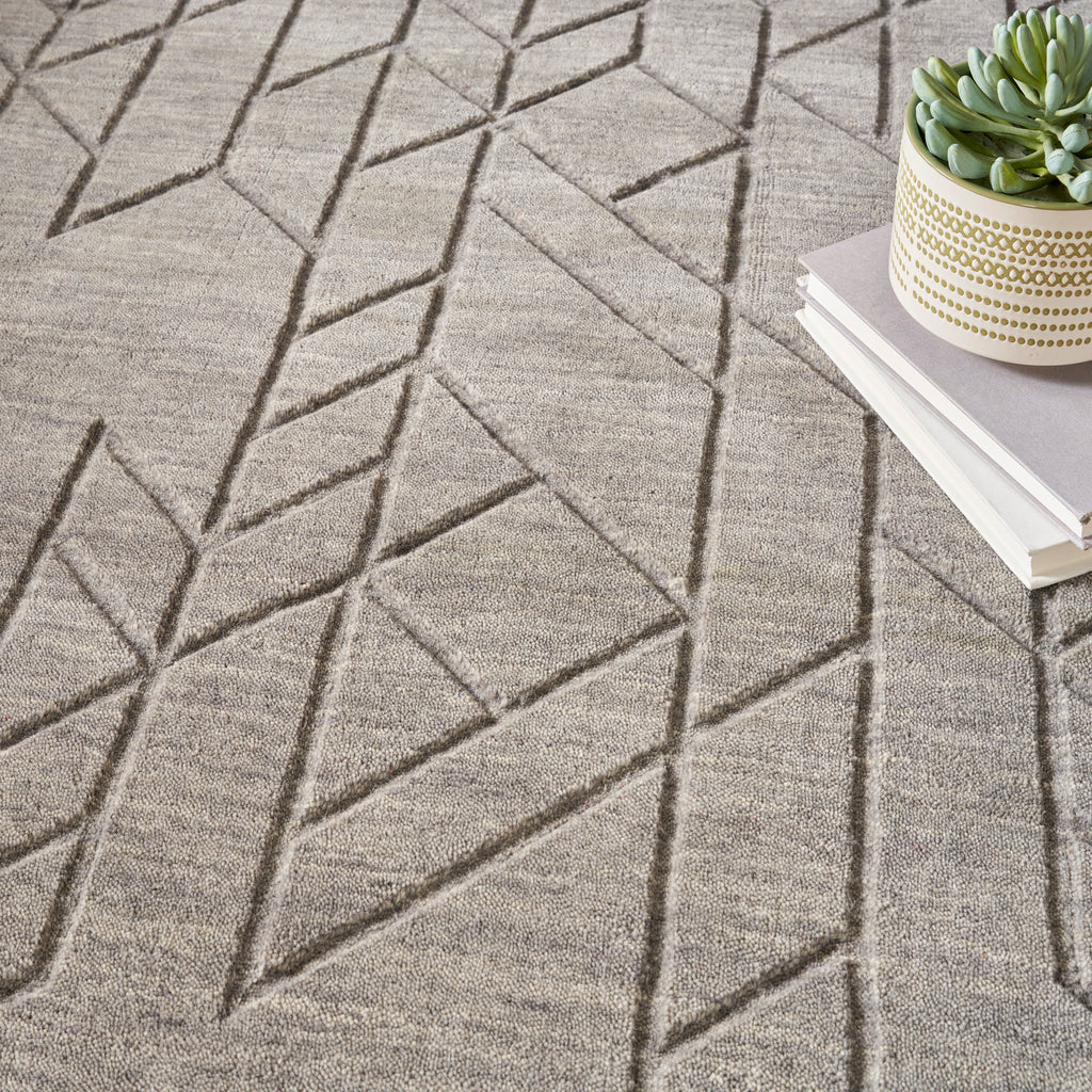 nourison alessia ale01 grey rug