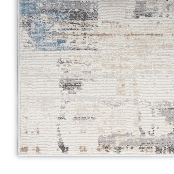 nourison ck022 infinity ifn06 ivory grey blue rug