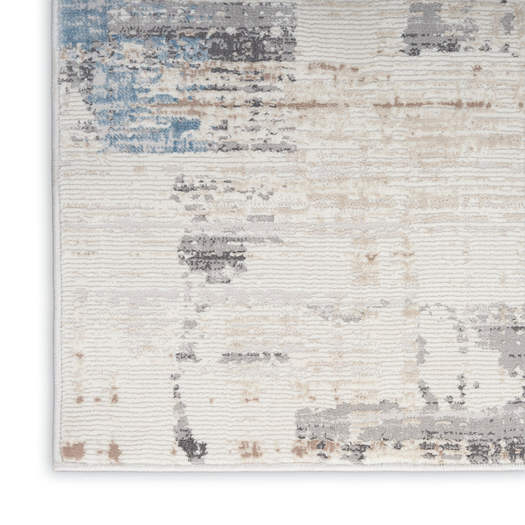 nourison ck022 infinity ifn06 ivory grey blue rug