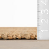 dash albert toland da2503 natural woven flatwoven jute rug