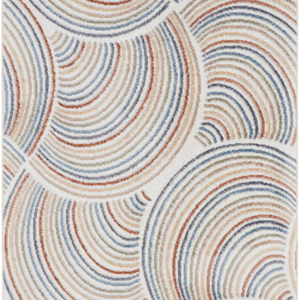 nourison astra machine washable asw08 ivory multicolor rug