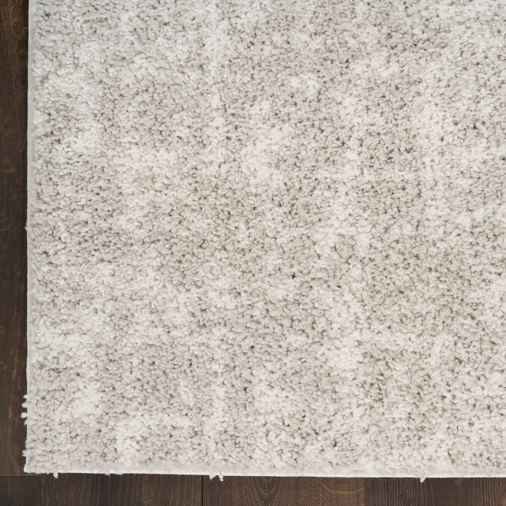nourison modern shag mmd06 grey ivory rug