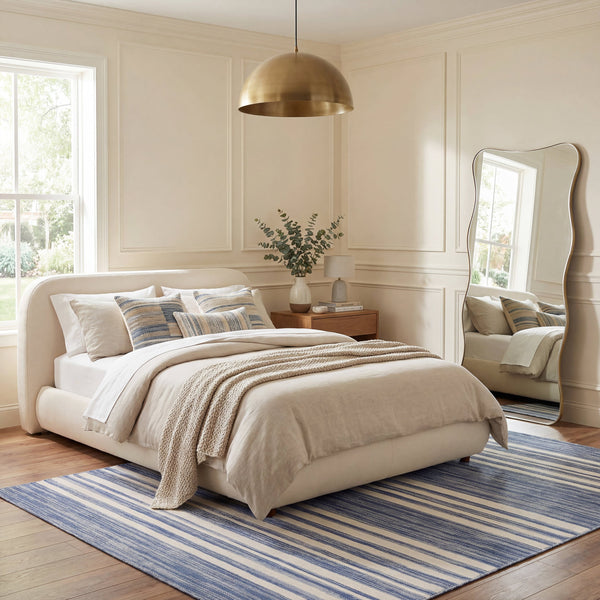 annie selke mw ilae da2523 blue machine washable polyester rug