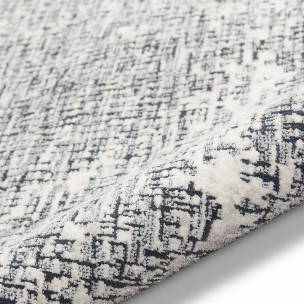 nourison ck970 vapor ck971 ivory black rug
