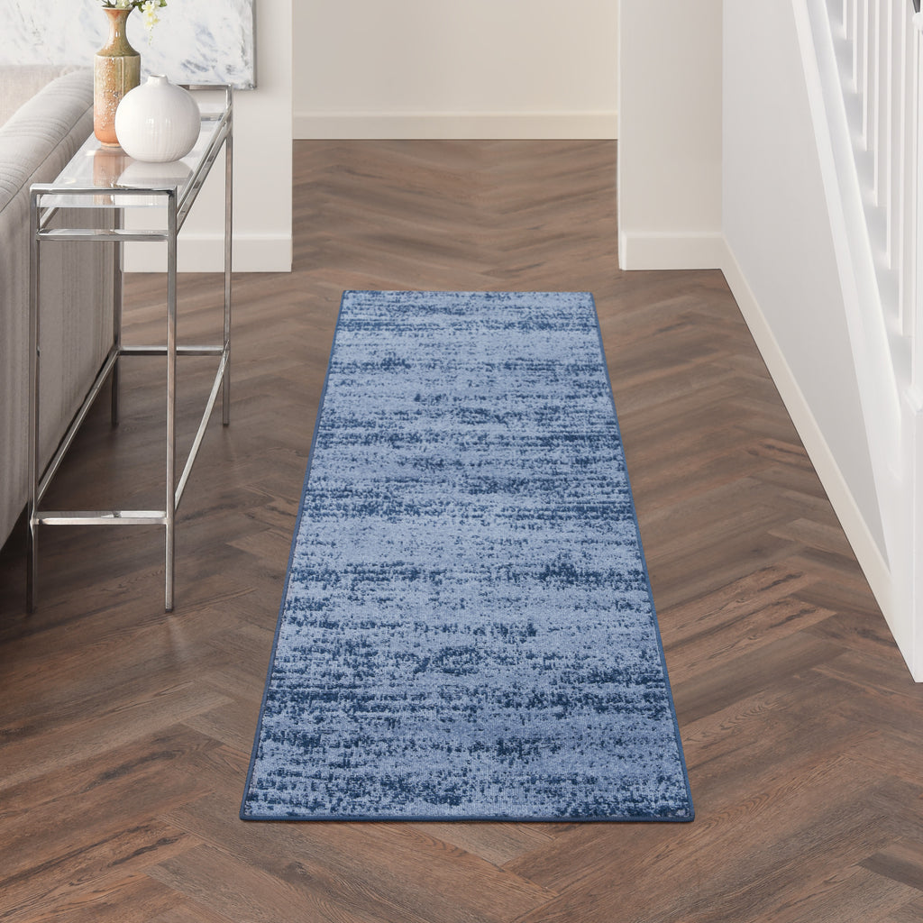 nourison nourison essentials nre03 denim rug