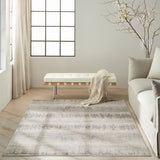 nourison ck079 notes not06 ivory charcoal rug