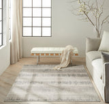 nourison ck079 notes not06 ivory charcoal rug