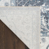 nourison astra machine washable asw20 slate rug