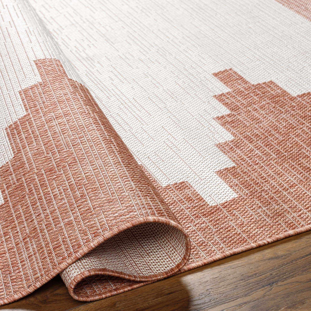 Hauteloom Ababuo ABAB Beige Machine Made Polypropylene Rug