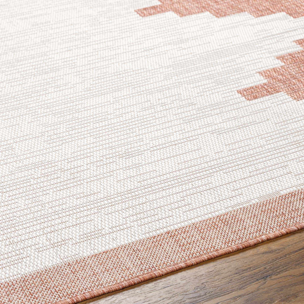 Hauteloom Ababuo ABAB Beige Machine Made Polypropylene Rug