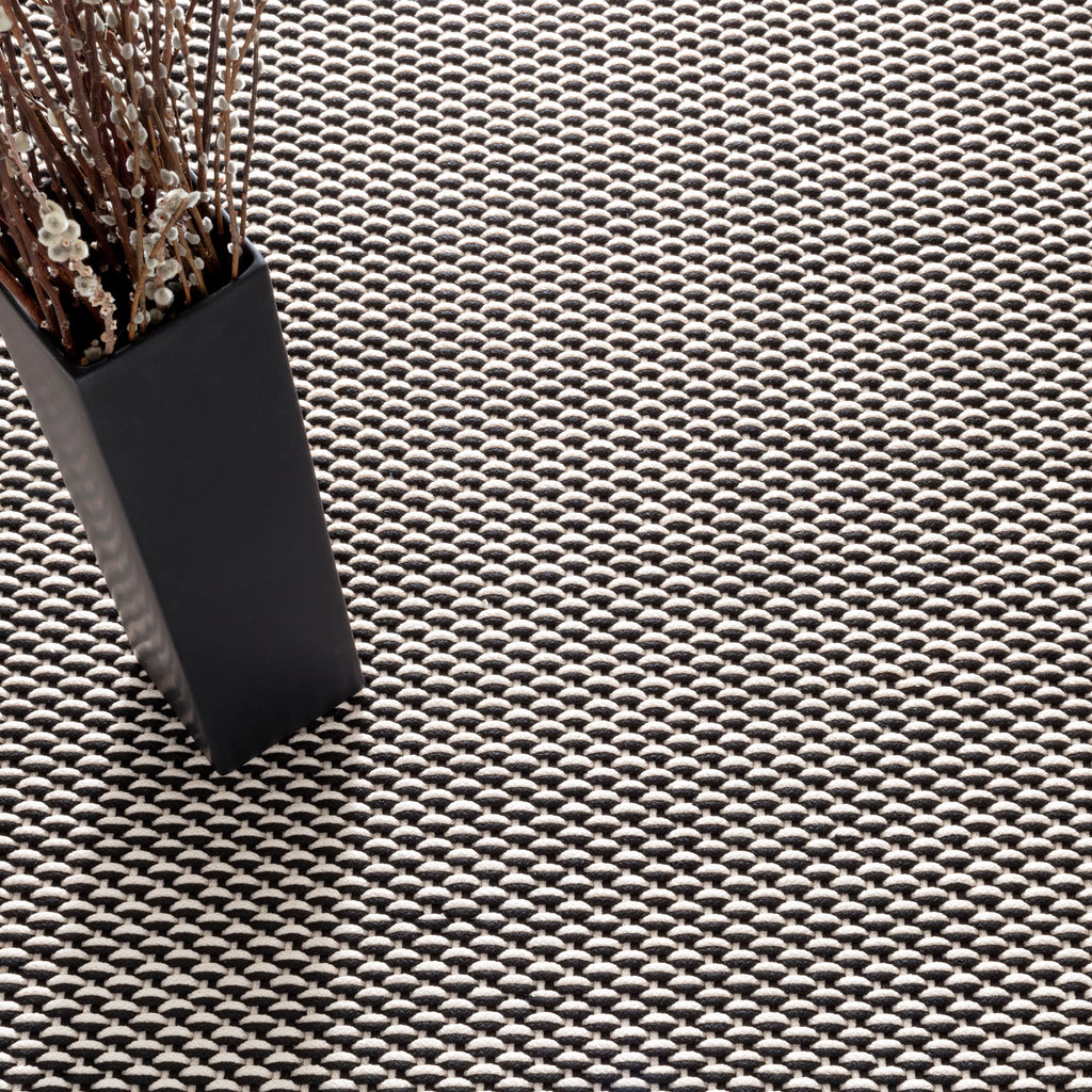 dash albert two tone rope rdb219 black rug