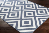 Hauteloom Abilene ABIL White Machine Made Olefin Rug