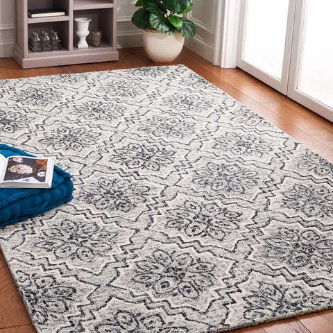 safavieh clearance abstract abt201m dark blue rug