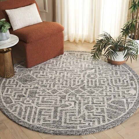 safavieh clearance abstract abt462h charcoal rug